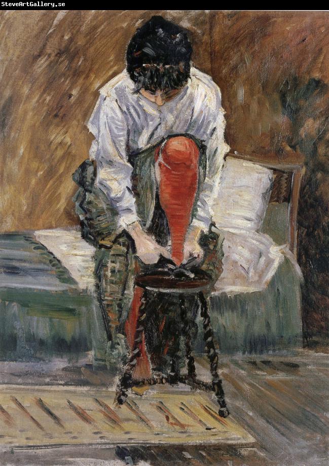 unknow artist the red stocking